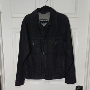 Men's Black Denim Jacket